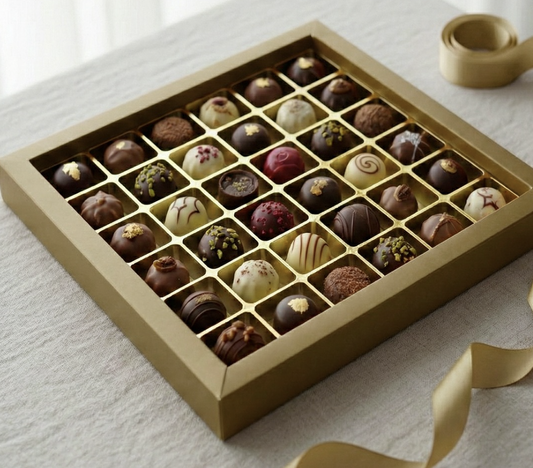 MOLDE 3.5X3.5CM CON 96 CAVIDADES ORO - COD 7548