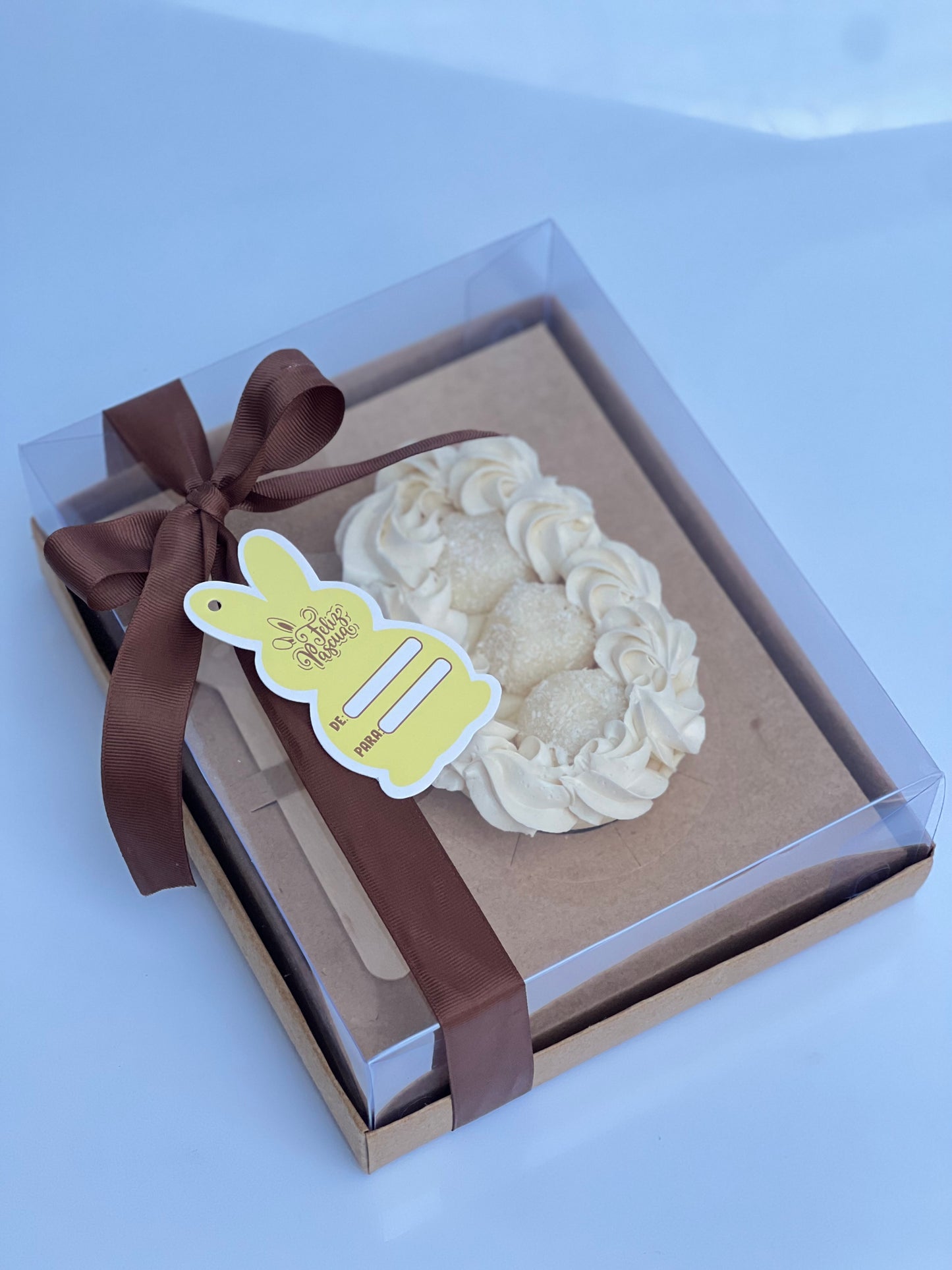 ACE01K 23x18x7cm - Caja p/ 1 huevo kraft 250/500gr