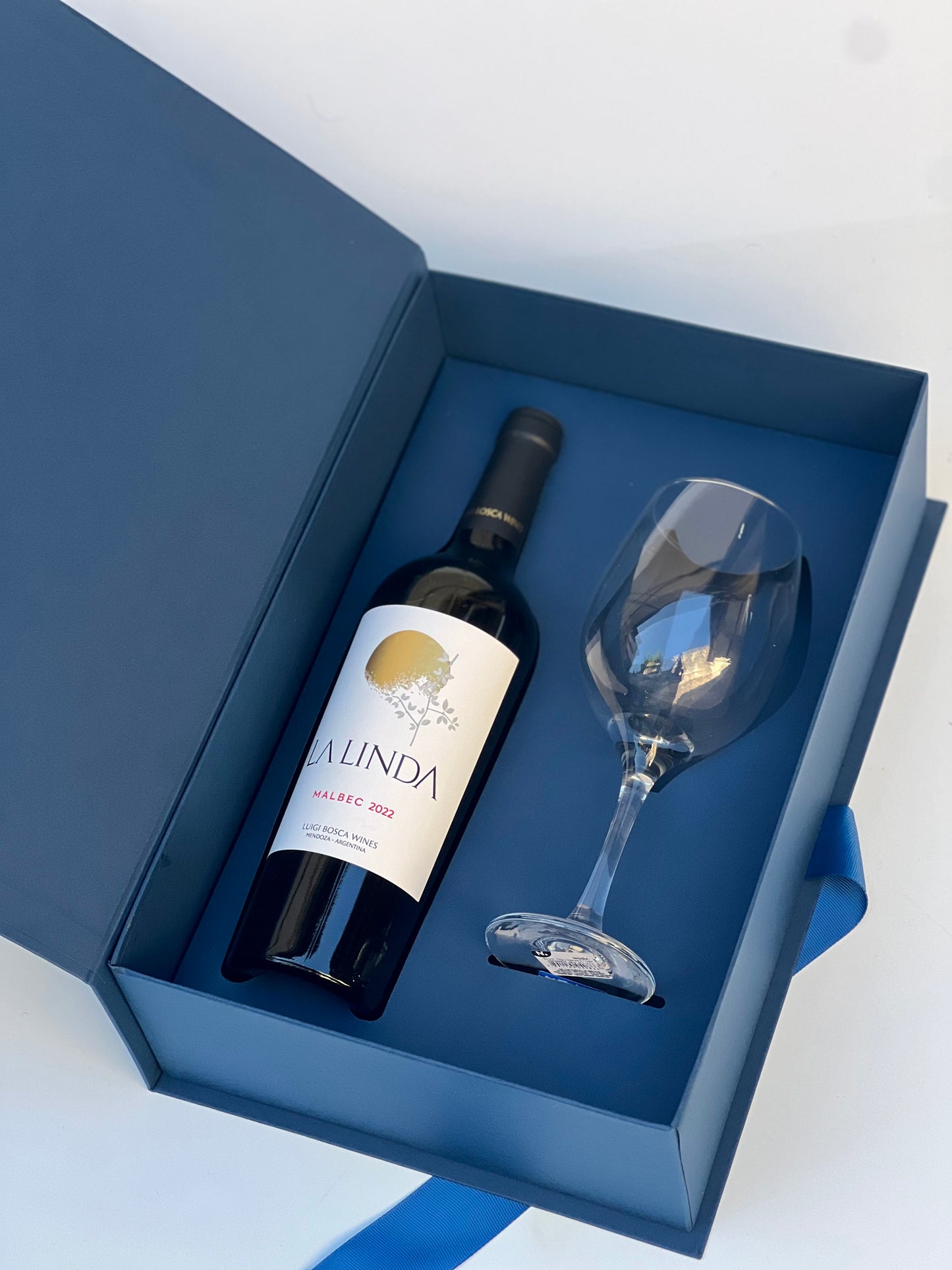 Caja Premium TL - con divisoria P/ Vino + Copa
