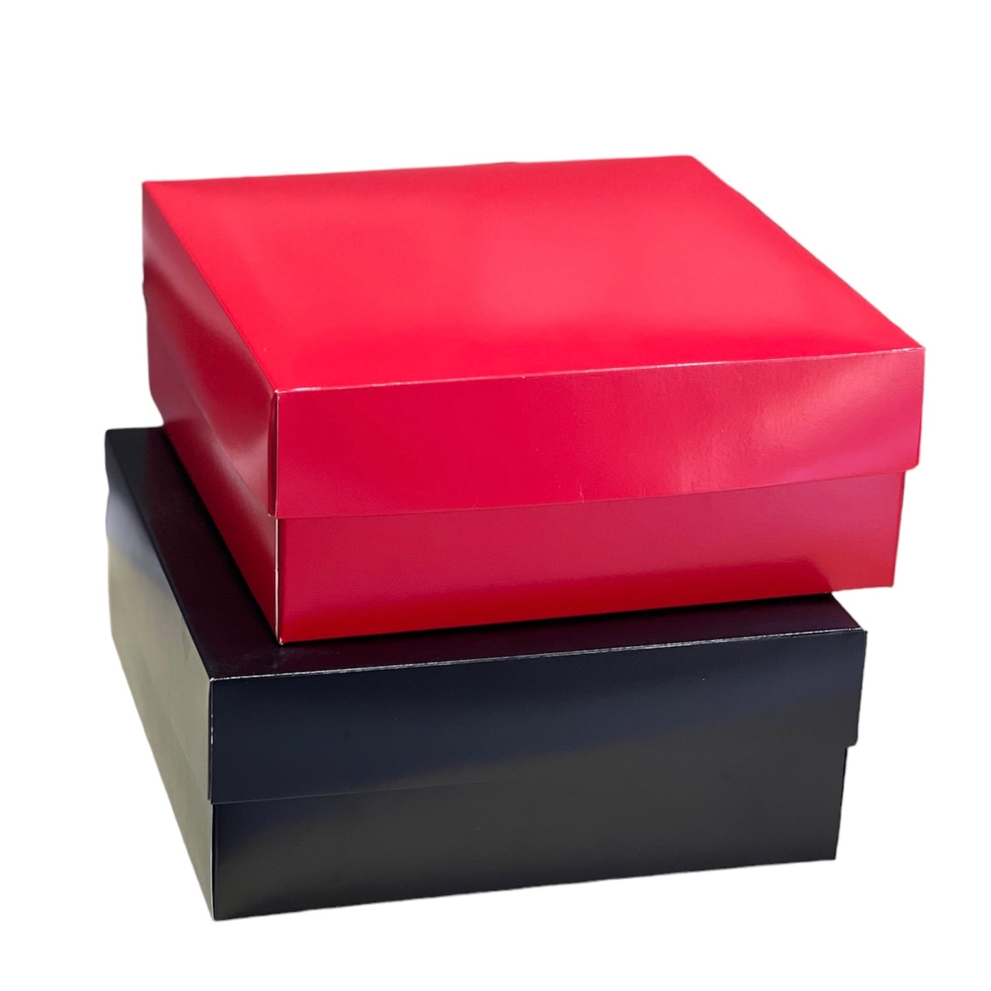 Caja 25x25x10cm Doble Pared Rojo - COD 640862