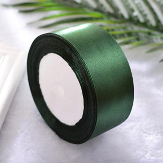 CINTA RASO 4CM X 20 METROS - VERDE OSCURO