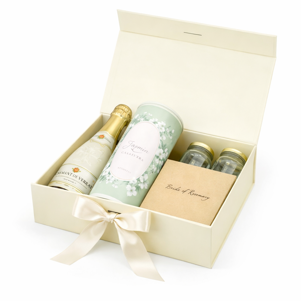 Caja Premium 29x22x10.5cm Beige Desplegable