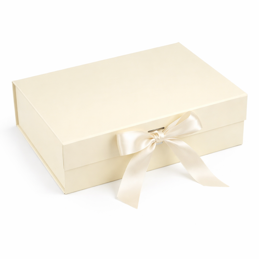 Caja Premium 29x22x10.5cm Beige Desplegable