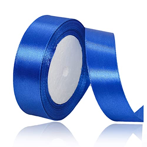 CINTA RASO 2.5CM X 20 METROS AZUL FRANCIA-COD-8096