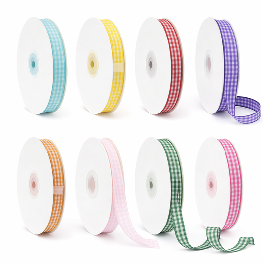 CINTA 1 CM X 45 METROS - CUADROS COLORES