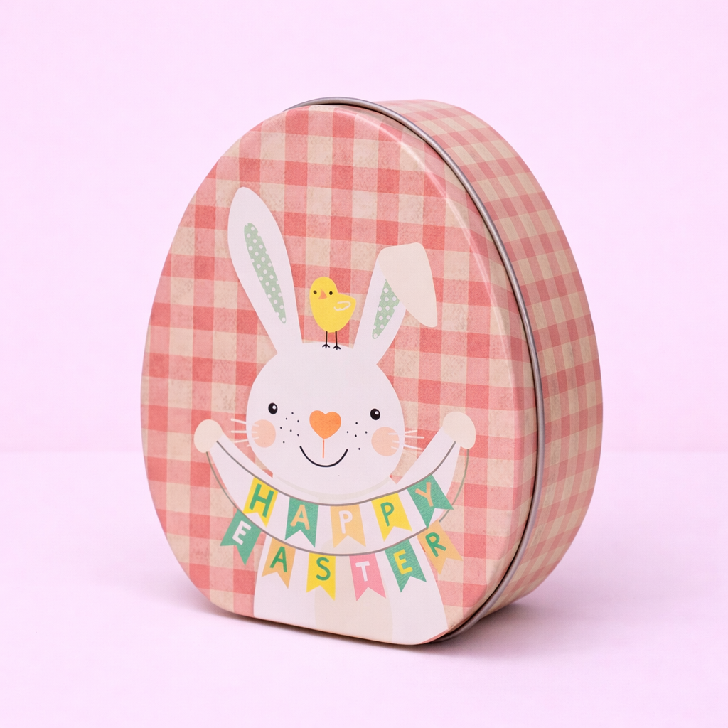 LATA PASCUA CONEJO C/ BANDERÍN- 11.5x9x4.5cm - LT6.P