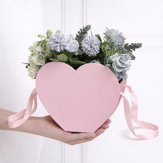 CAJA EN FORMA DE CORAZÓN ROSA 27x22.5x12cm - CNPR0.1