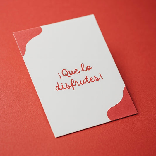 Tags “que lo disfrutes” - contiene 10 unidades