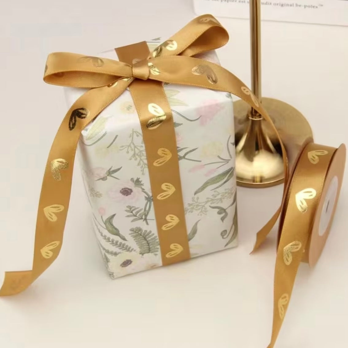 Cinta Corazón Stamping - 1.6cm x 18 metros