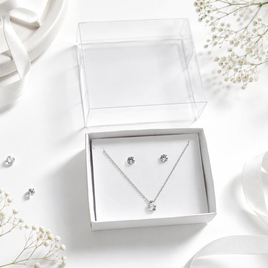 CAJA 12x8.5x3.5cm - JOYAS TAPA DE ACETATO