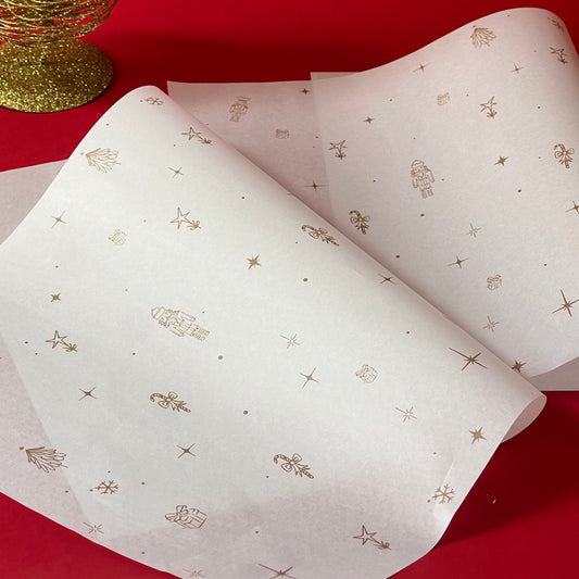 Papel Manteca Navidad N1- 28x40cm (contiene 25 unidades) - COD 642274