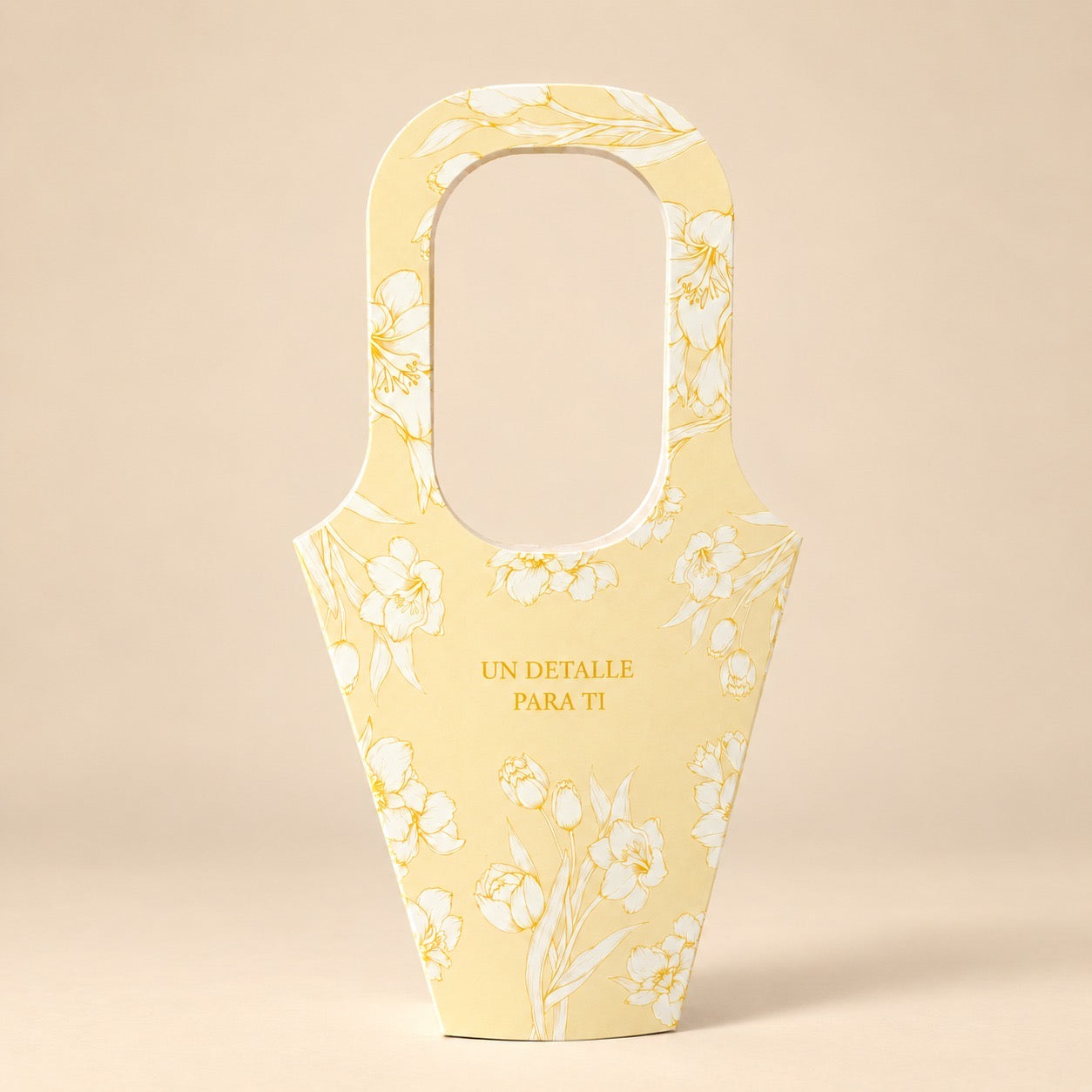 PORTAFLORES AMARILLO 42X23CM - 639665