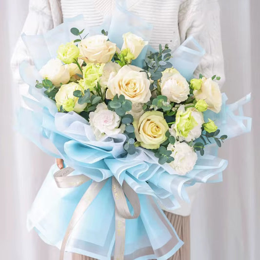 PAPEL COREANO CELESTE 57X57CM (PAQ X 20 UND) - PC9.4