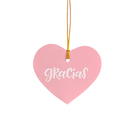 Tags “gracias” rosa - contiene 10 unidades - cod 641405