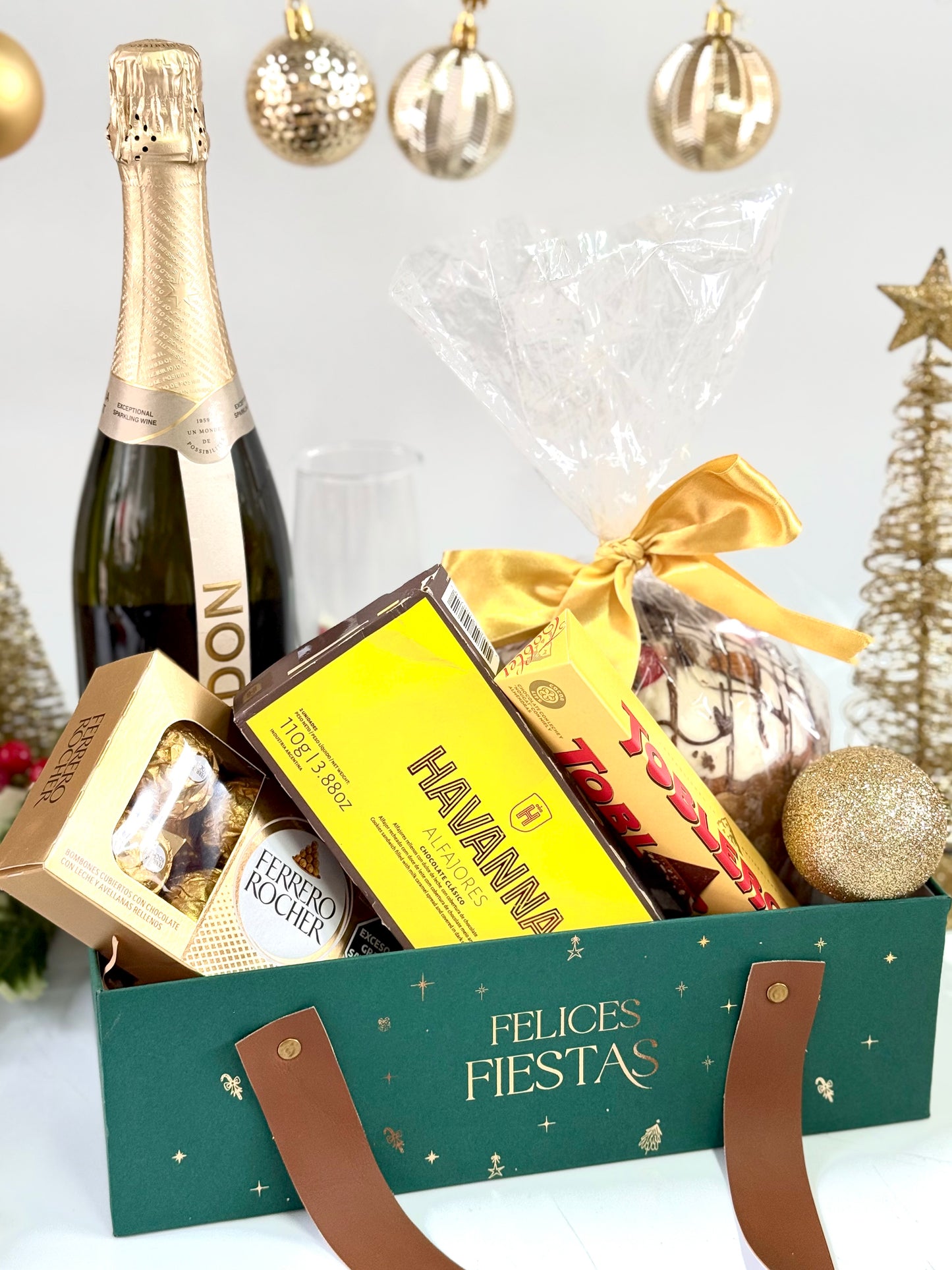 Bandeja Premium 30x18x9cm Verde Navidad - COD 642276