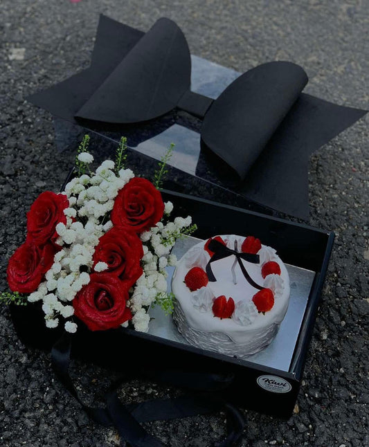 Caja Moño Negro - 35x21x16.5cm - COD 642301