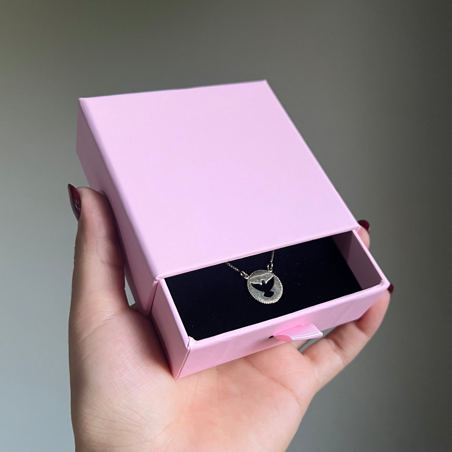 Caja Premium 9x9x3cm Joyas - Tipo Fosforo