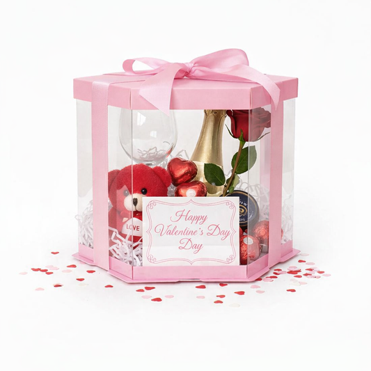 HEXAGONAL 24.5x24.5x24cm ROSADO - COD 642402