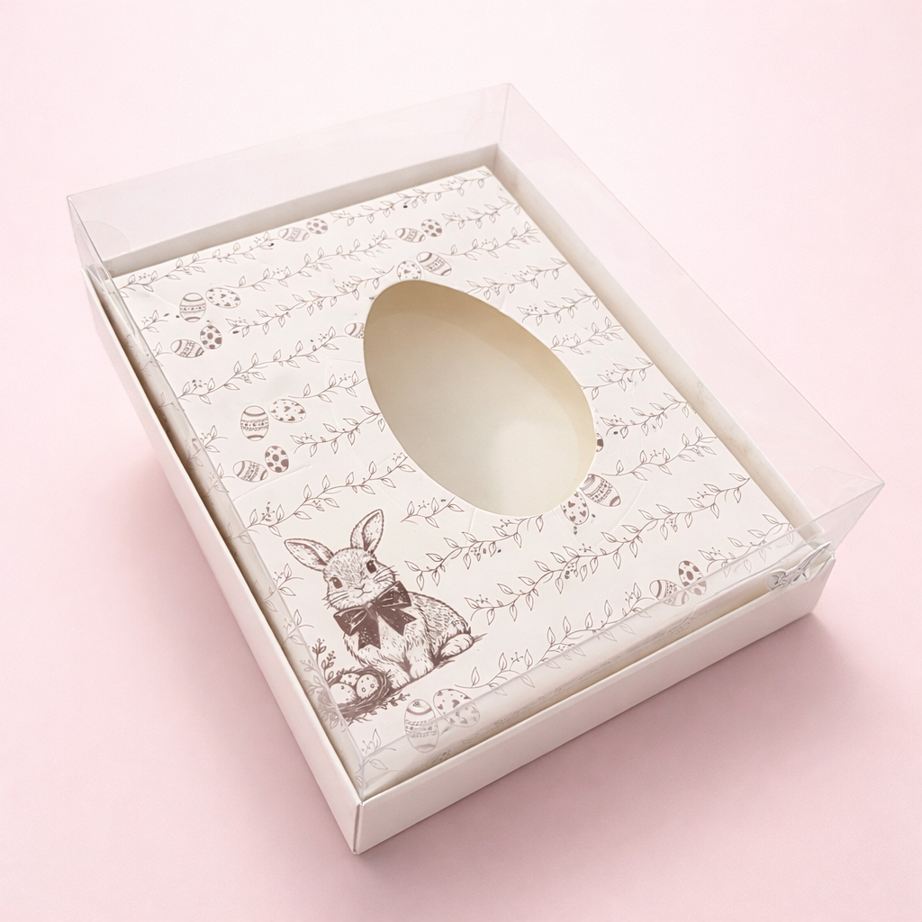 Caja 22.5x17x9cm p/ Huevo de 200/500gr - COD 641224