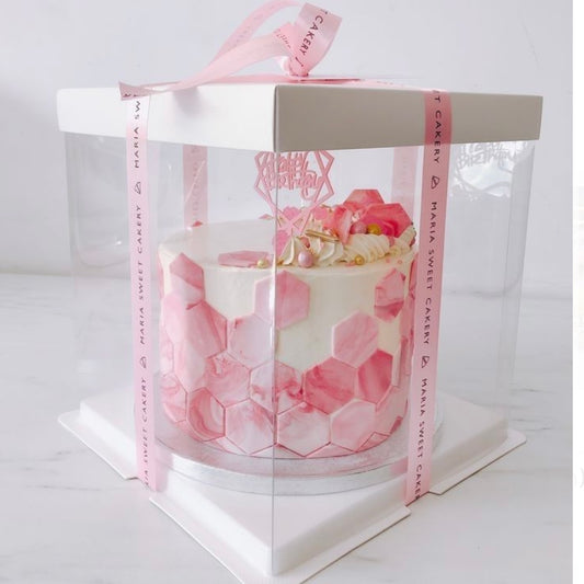 CUADRADO 26x26x31cm TRANSPARENTE - COD