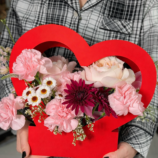 CAJA CORAZÓN ROJO 29X7.5X30CM - CN1.2