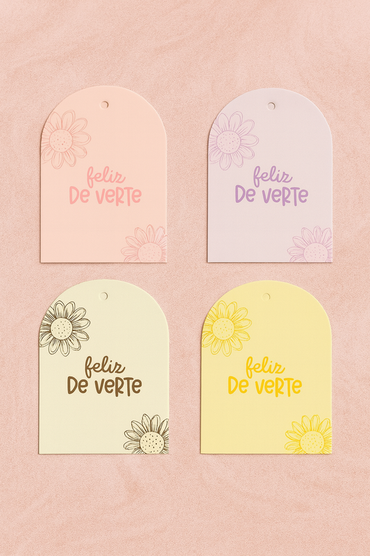 Tags “feliz de verte” - contiene 10 unidades