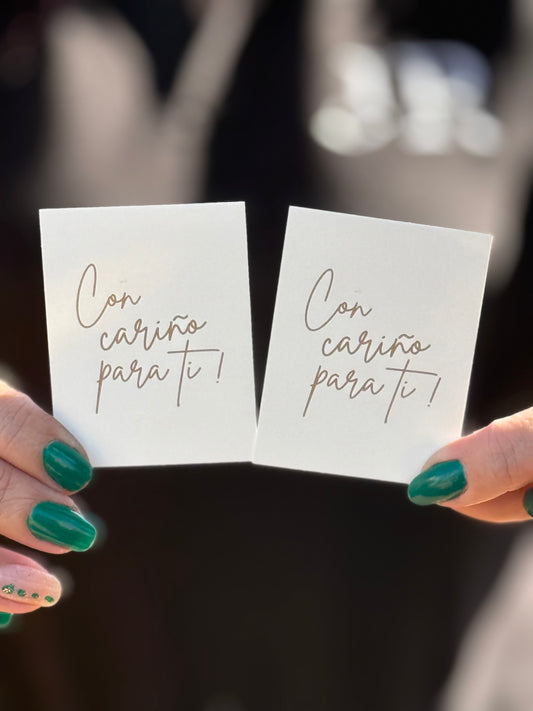 Tags “con cariño para ti” - contiene 10 unidades