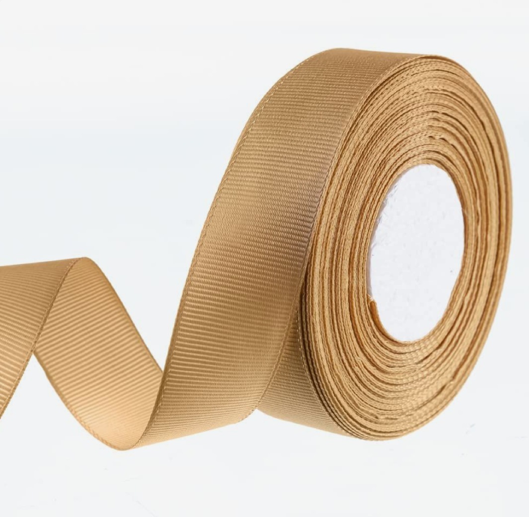 CINTA GROSS 1.5CM X 20 METROS - DORADO