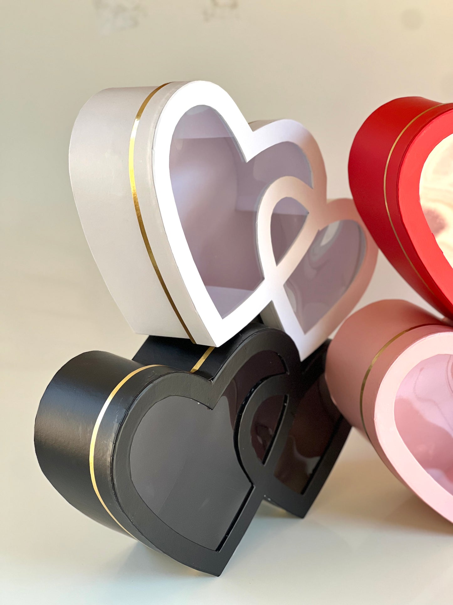 Caja Premium Doble Corazón - M (38x24.7x11.5cm)