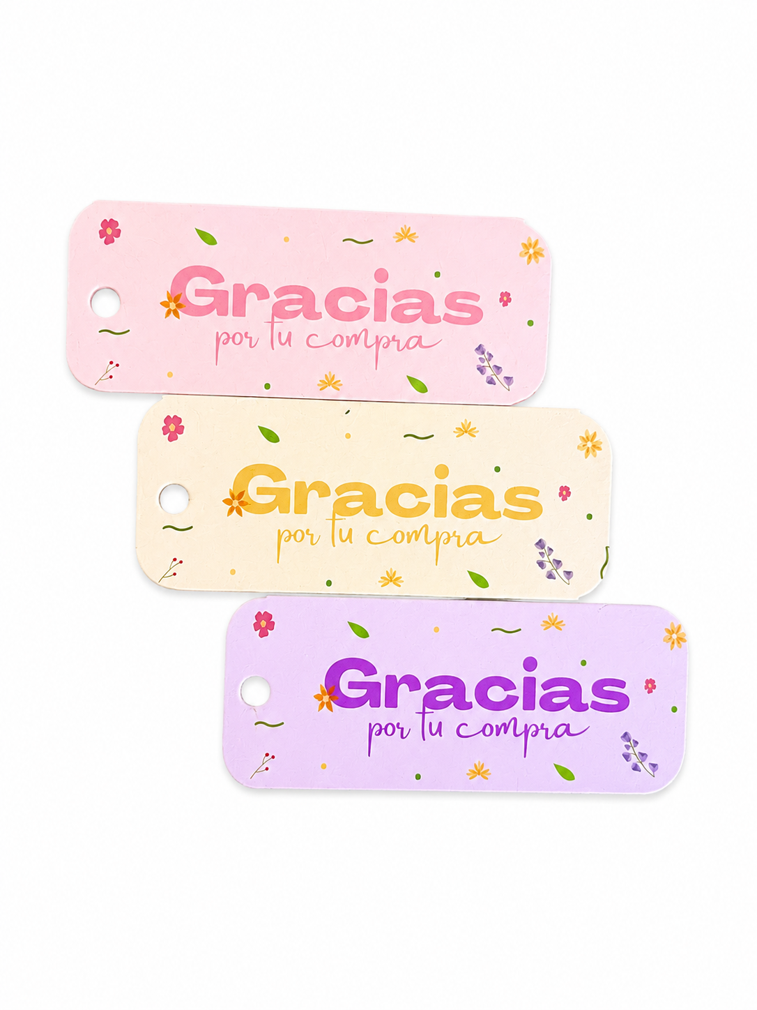 Tags “Gracias por tu compra”contiene 10 unidades