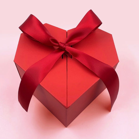 CAJA PREMIUM 22x21x10cm ROJO CORAZÓN - CNPR1.2