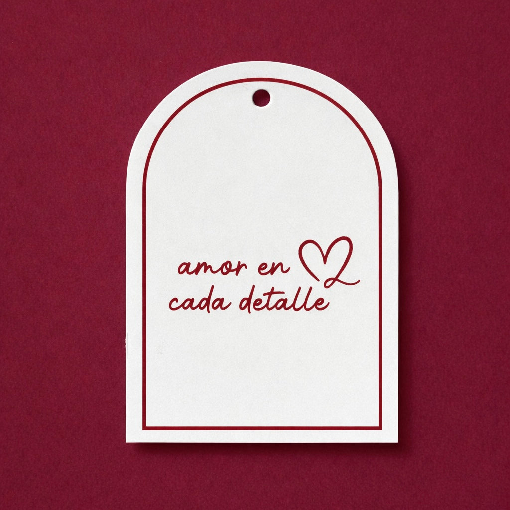TAGS “AMOR EN CADA DETALLE” CONTIENE 10 UNIDADES - TAGSV6.2