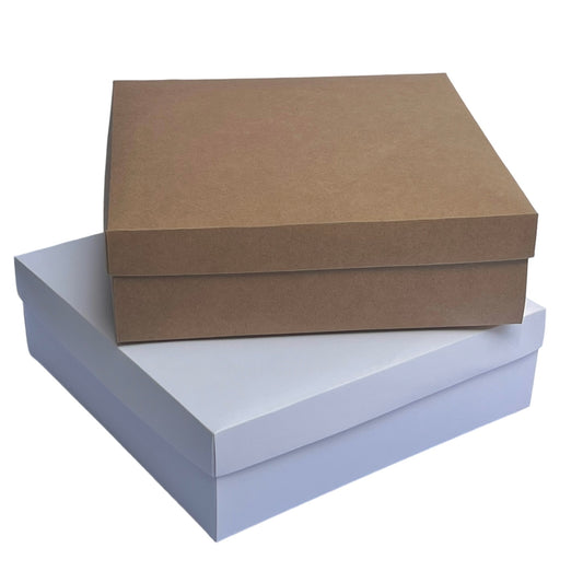 Caja 30x30x9cm Doble Pared Blanco - COD 639953