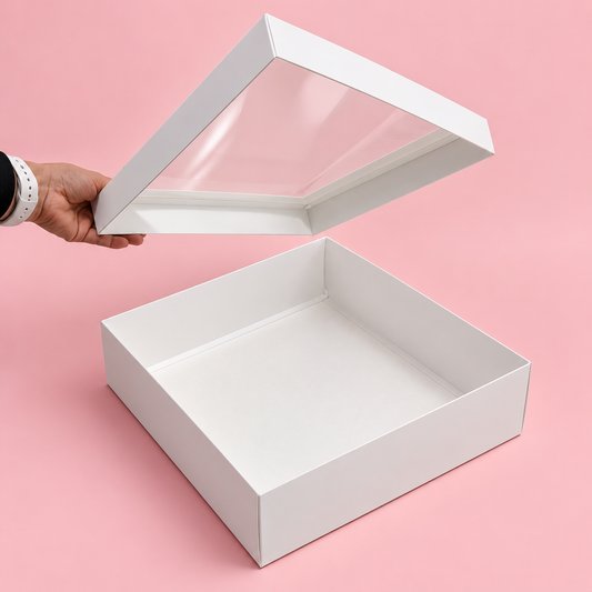 Caja 30x30x9cm Doble Pared con visor - 640666