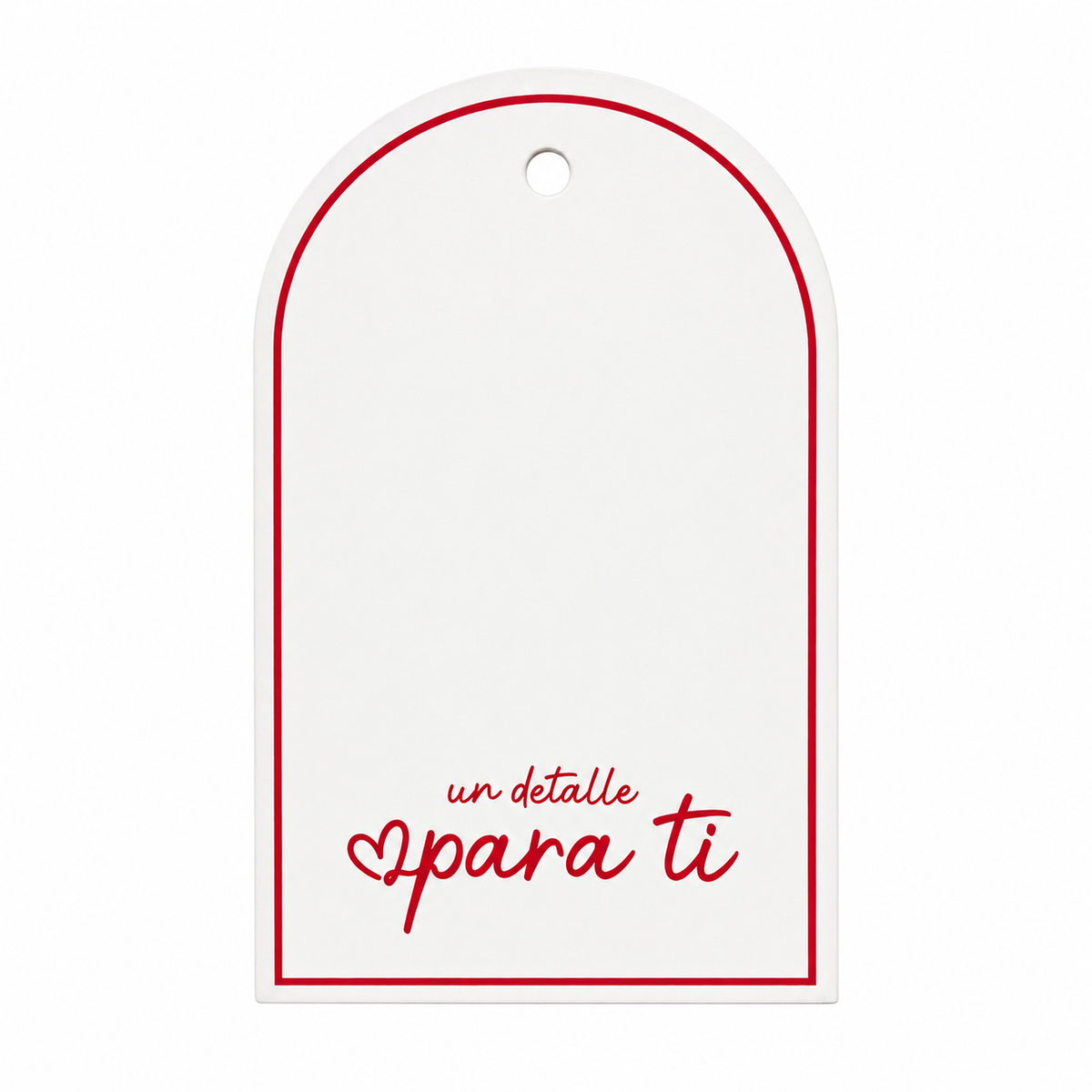 TAGS 8X6 CM ROJO X 10 UNIDADES - TAGS.24
