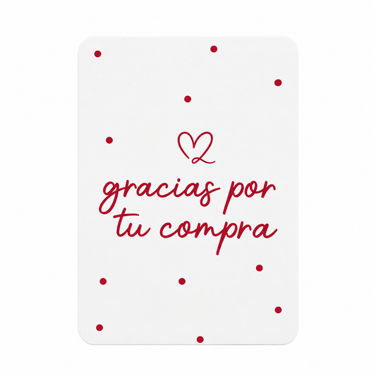 Tags 10X7CM ROJO X 10 unidades - 640301