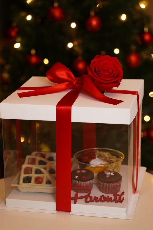 CAJA 26x26x18cm TRANSPARENTE - COD 640767