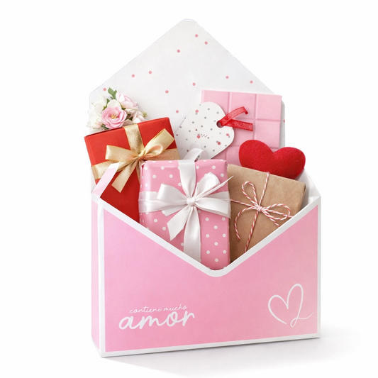 CAJA SOBRE AMOR ROSA 20X7X29CM - SV.5P