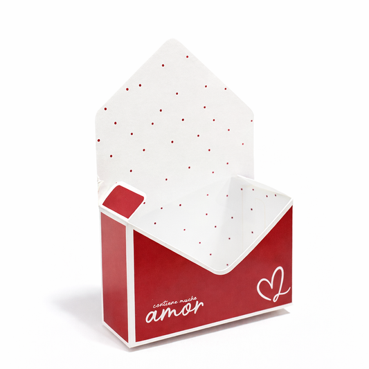 CAJA SOBRE AMOR ROJO 20X7X29CM - SV.5R