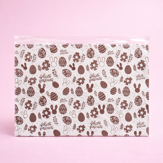 PAPEL MANTECA PASCUA MARRÓN 27X40CM(CONTIENE 25 HOJAS)