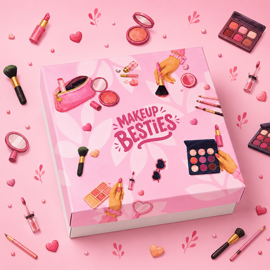 Caja Amistad “Makeup Besties” - 15x15x5cm