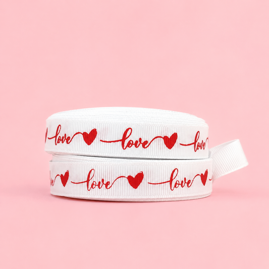 Cinta gross Love Rojo 2cm x 10 metros - cod 542441