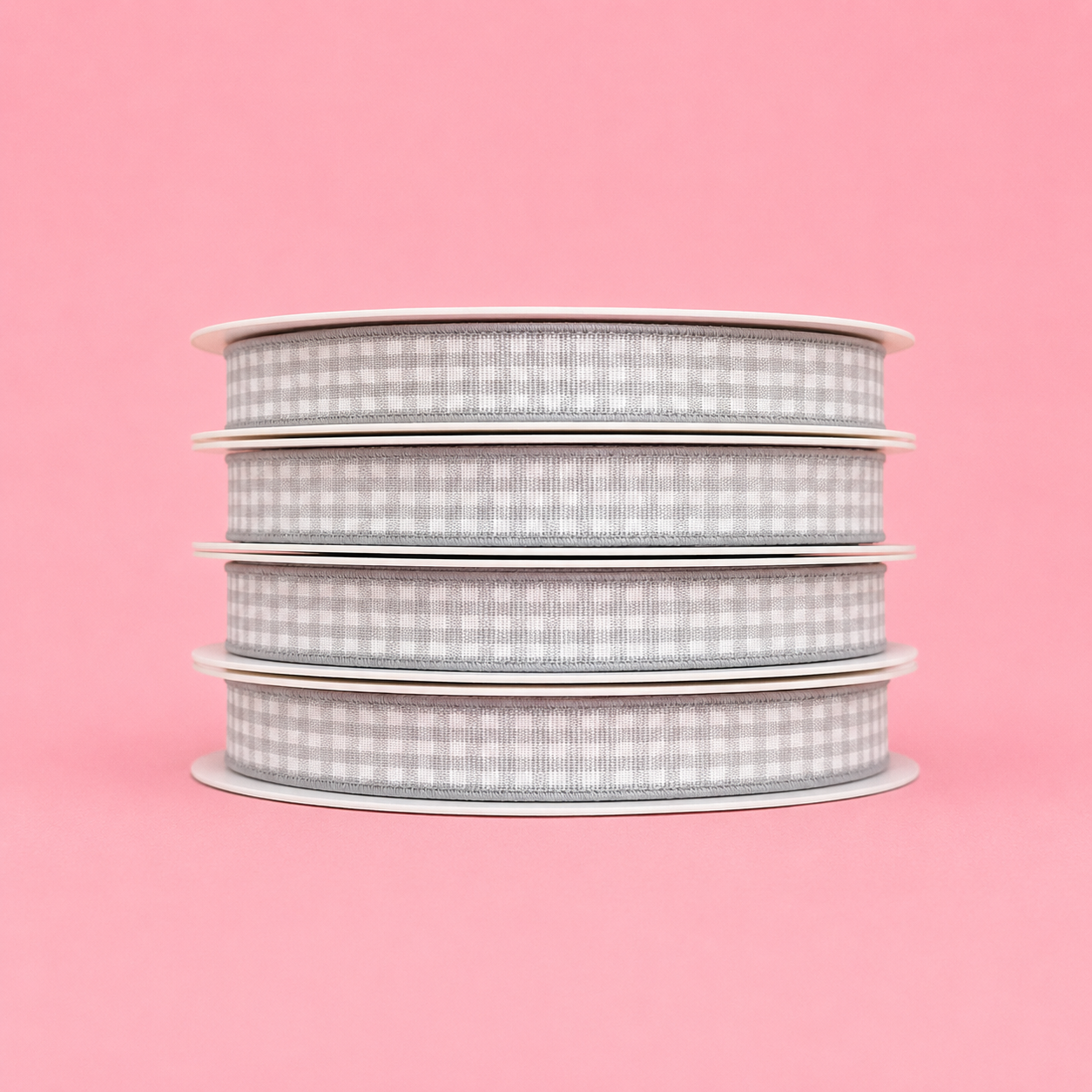 CINTA 1CM X 45 METROS CUADROS GRIS
