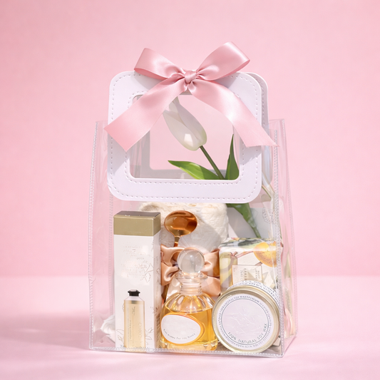 Bolsa PVC con Cuerina Cuadrada 18x10x20cm WH