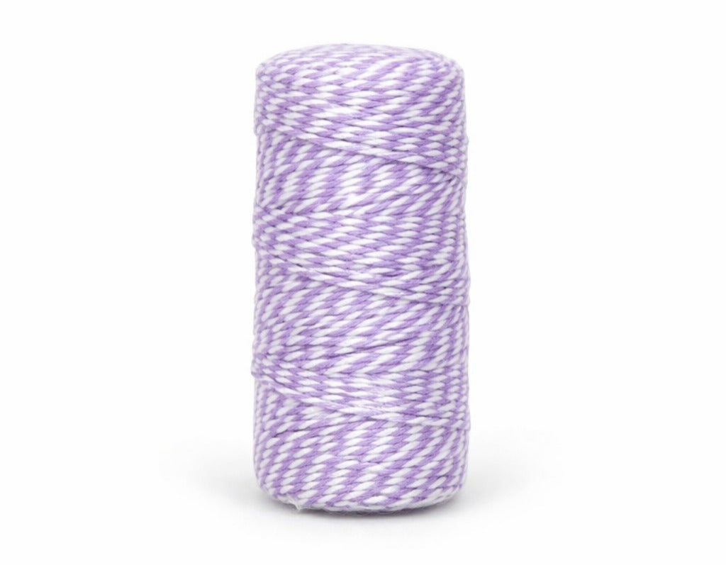 HILO DE ALGODÓN LILA 2MM x 100 METROS