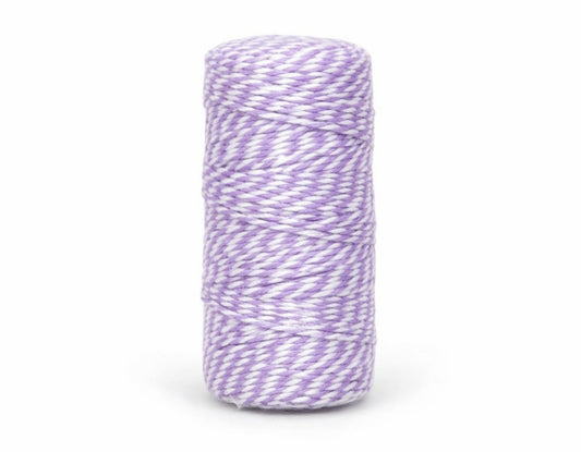 HILO DE ALGODÓN LILA 2MM x 100 METROS