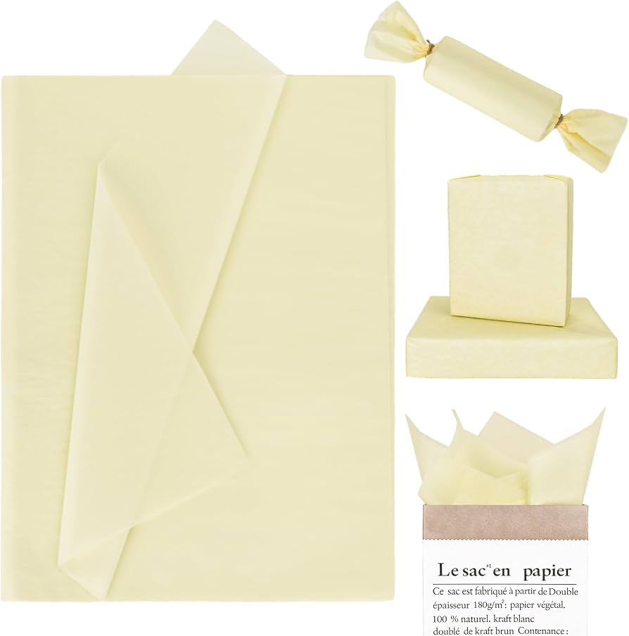 Papel Seda Verde Beige 70x50cm (contiene x 20 und.) - MF3304