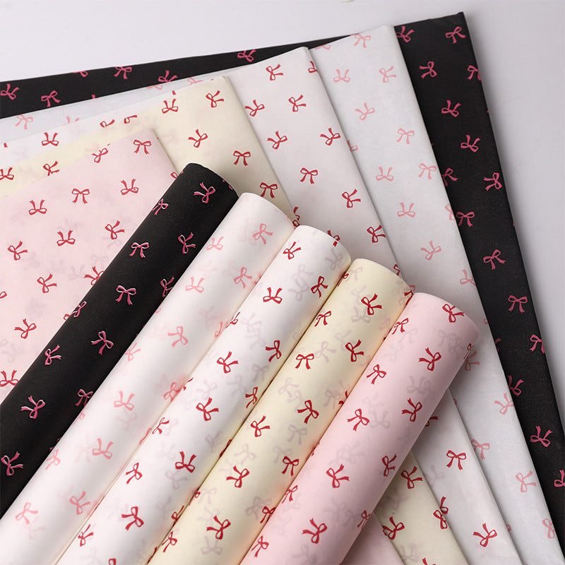 PAPEL COREANO COQUETTE ROSA/ROJO 57X57CM (PAQ X 20 UND) - PC15.1.2