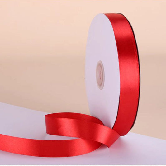 CINTA RASO 1.5CM X 20 METROS - ROJO