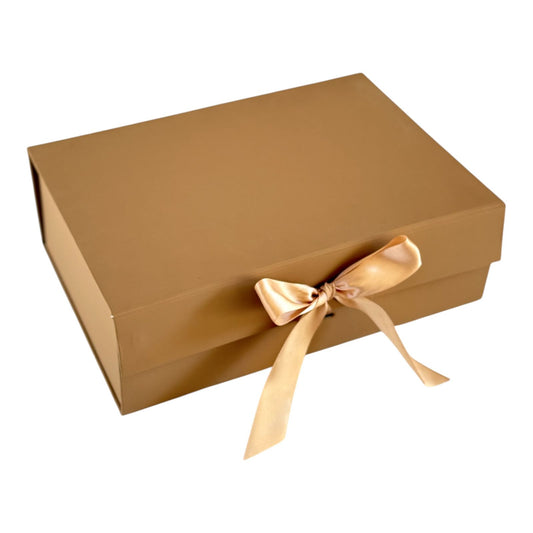 Caja Premium 28x20x9cm Marrón Claro Despegable - COD 640240